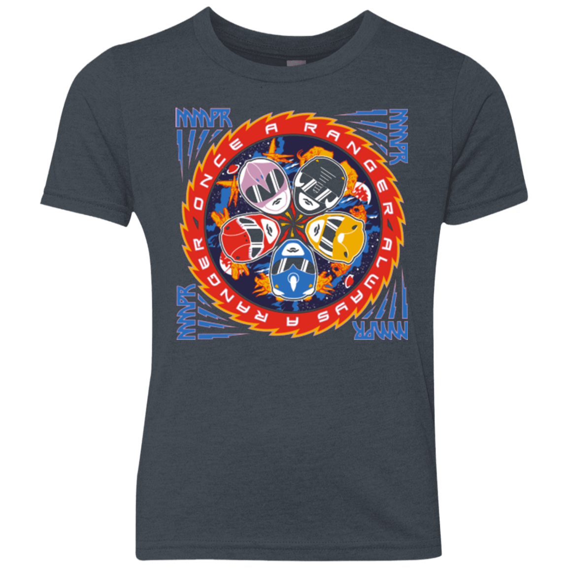 T-Shirts Vintage Navy / YXS Ranger and Roll Over Youth Triblend T-Shirt