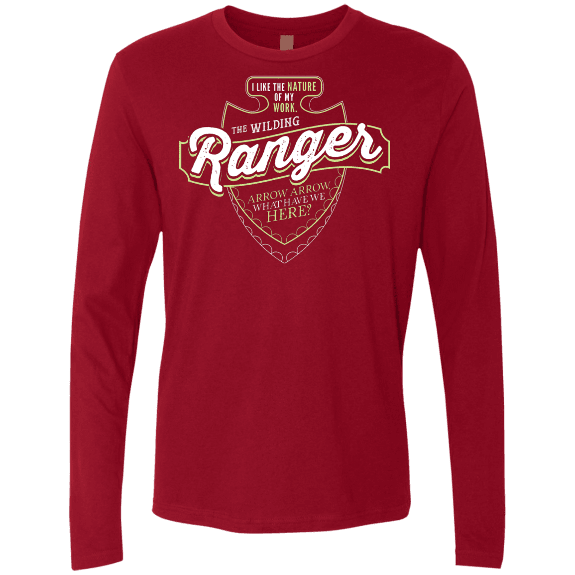 T-Shirts Cardinal / S Ranger Men's Premium Long Sleeve