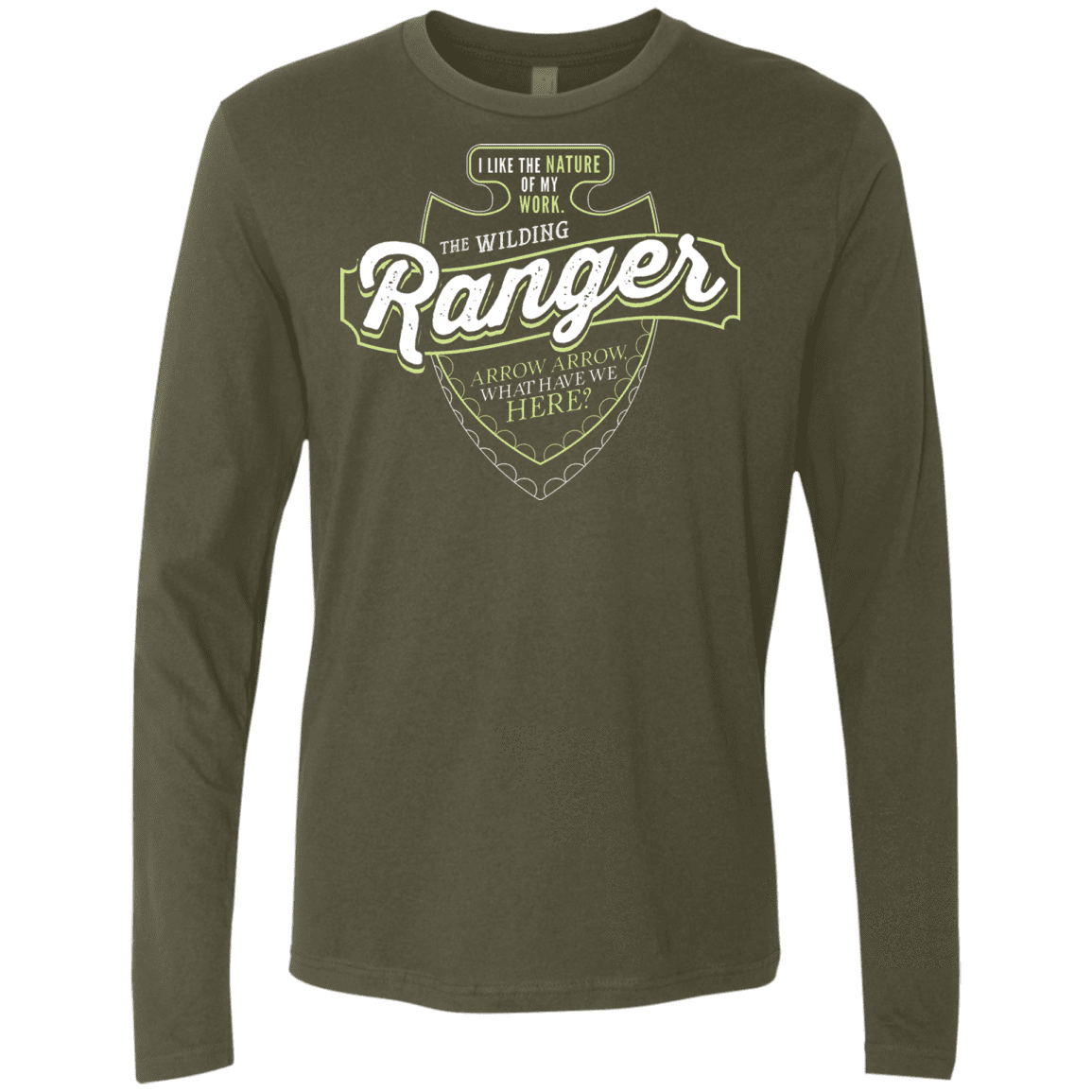 T-Shirts Military Green / S Ranger Men's Premium Long Sleeve