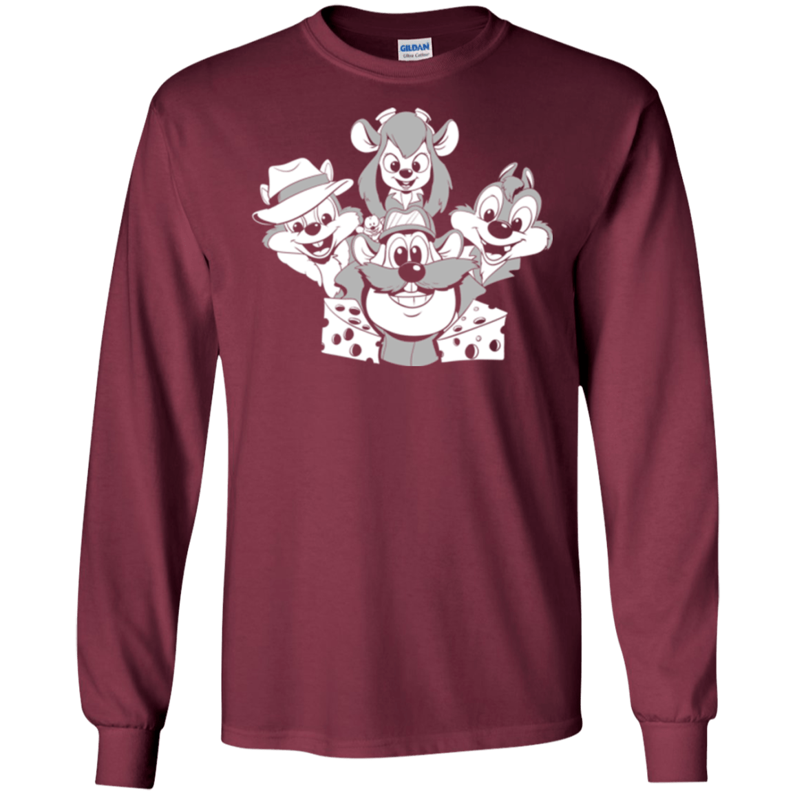 T-Shirts Maroon / S Rangers Rap Men's Long Sleeve T-Shirt