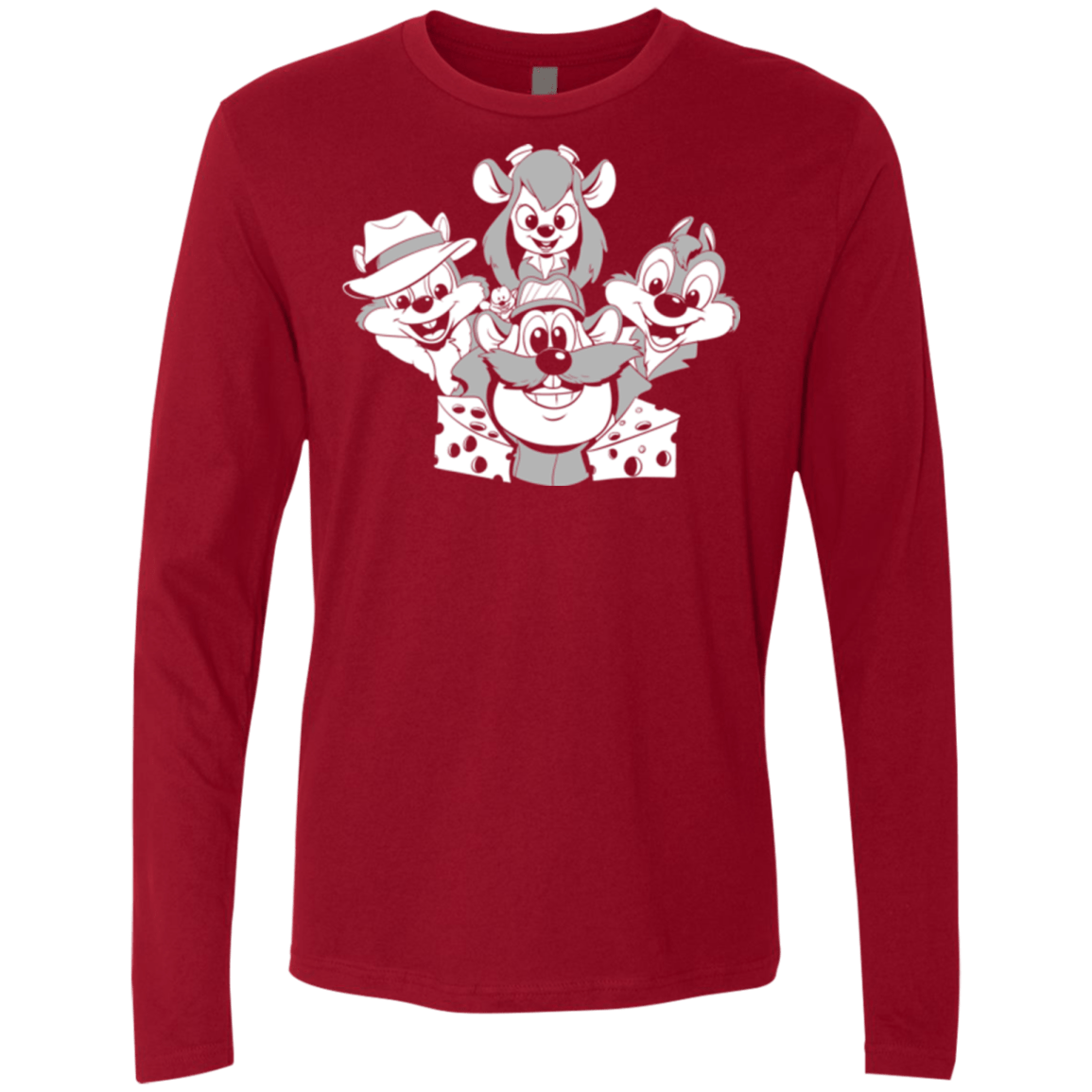 T-Shirts Cardinal / S Rangers Rap Men's Premium Long Sleeve