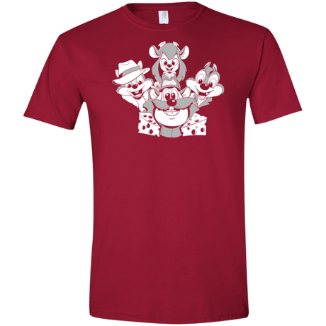 T-Shirts Cardinal Red / S Rangers Rap Men's Semi-Fitted Softstyle