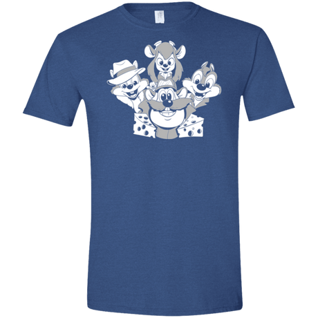 T-Shirts Heather Royal / X-Small Rangers Rap Men's Semi-Fitted Softstyle