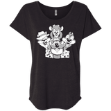 T-Shirts Vintage Black / X-Small Rangers Rap Triblend Dolman Sleeve