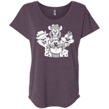 T-Shirts Vintage Purple / X-Small Rangers Rap Triblend Dolman Sleeve