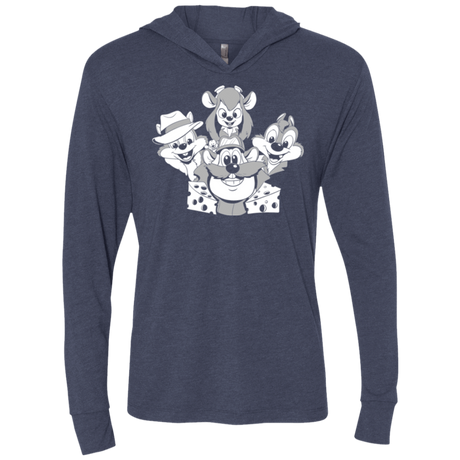 T-Shirts Vintage Navy / X-Small Rangers Rap Triblend Long Sleeve Hoodie Tee