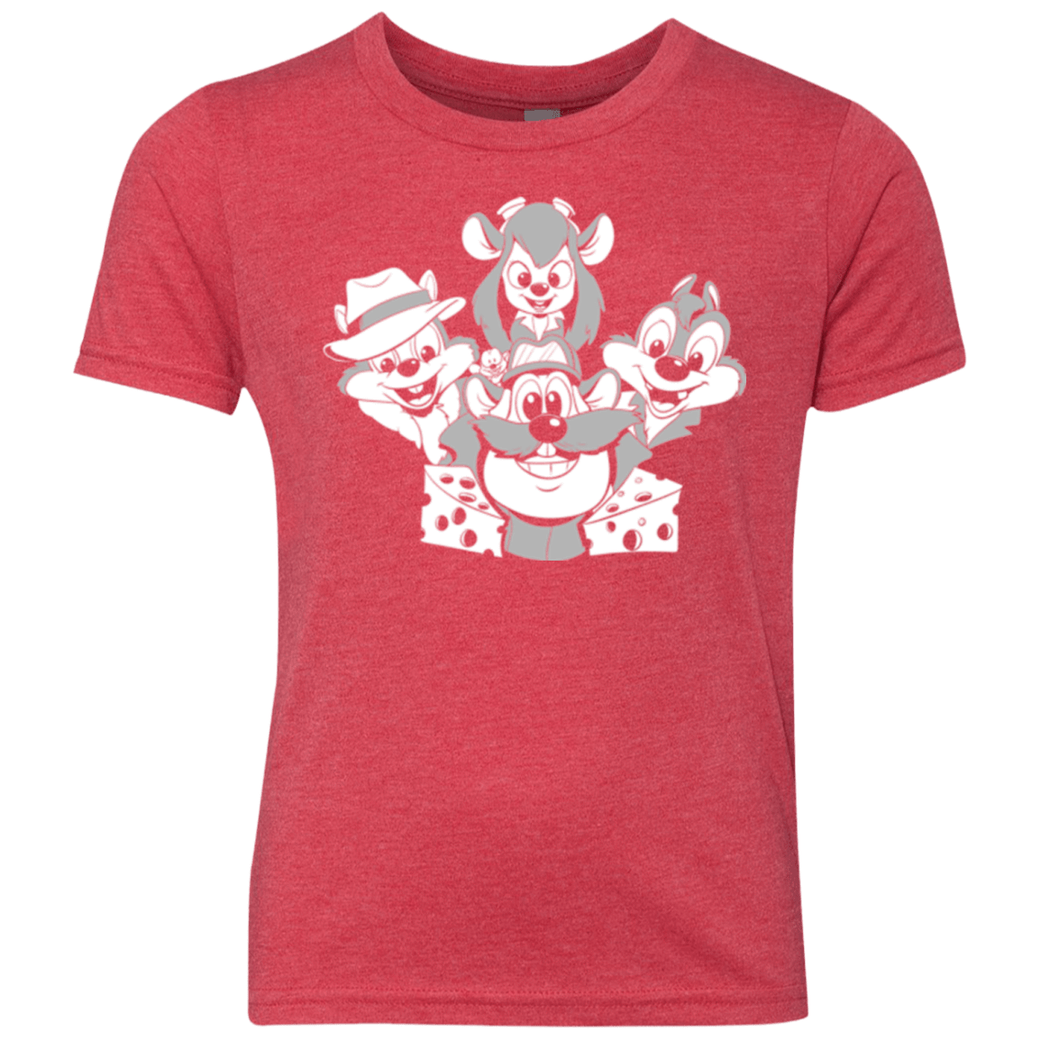 T-Shirts Vintage Red / YXS Rangers Rap Youth Triblend T-Shirt