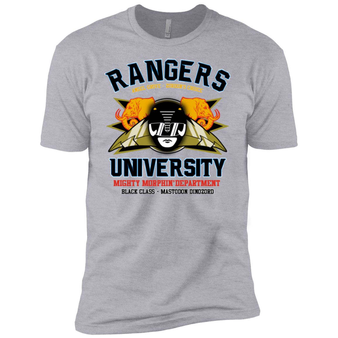 T-Shirts Heather Grey / YXS Rangers U Black Ranger Boys Premium T-Shirt