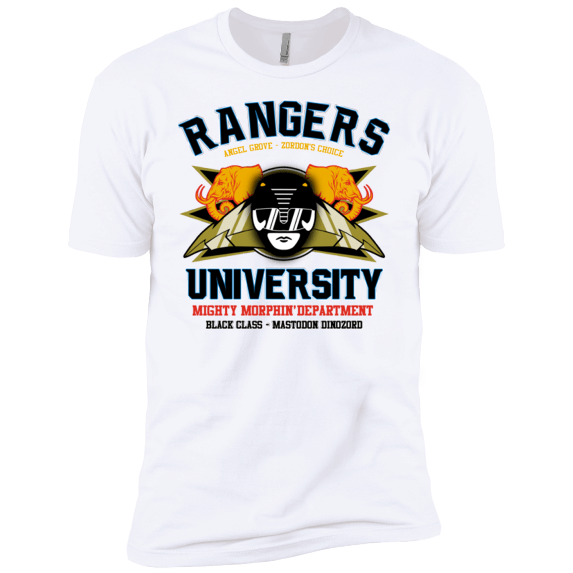 T-Shirts White / YXS Rangers U Black Ranger Boys Premium T-Shirt
