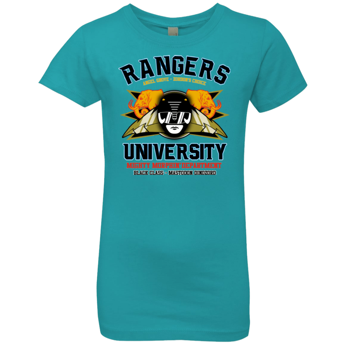 T-Shirts Tahiti Blue / YXS Rangers U Black Ranger Girls Premium T-Shirt