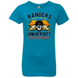 T-Shirts Turquoise / YXS Rangers U Black Ranger Girls Premium T-Shirt