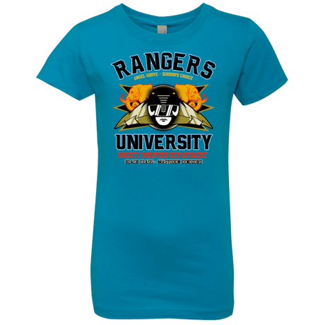 T-Shirts Turquoise / YXS Rangers U Black Ranger Girls Premium T-Shirt