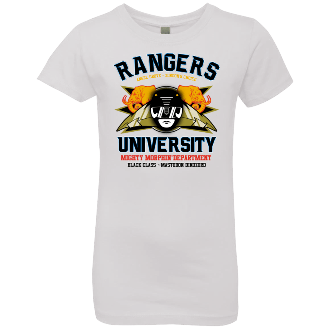 T-Shirts White / YXS Rangers U Black Ranger Girls Premium T-Shirt