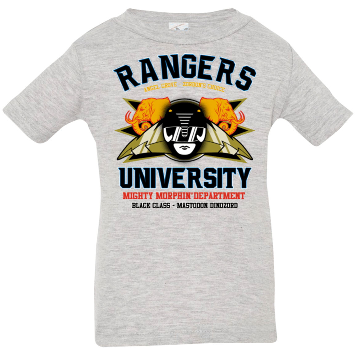 T-Shirts Heather / 6 Months Rangers U Black Ranger Infant Premium T-Shirt