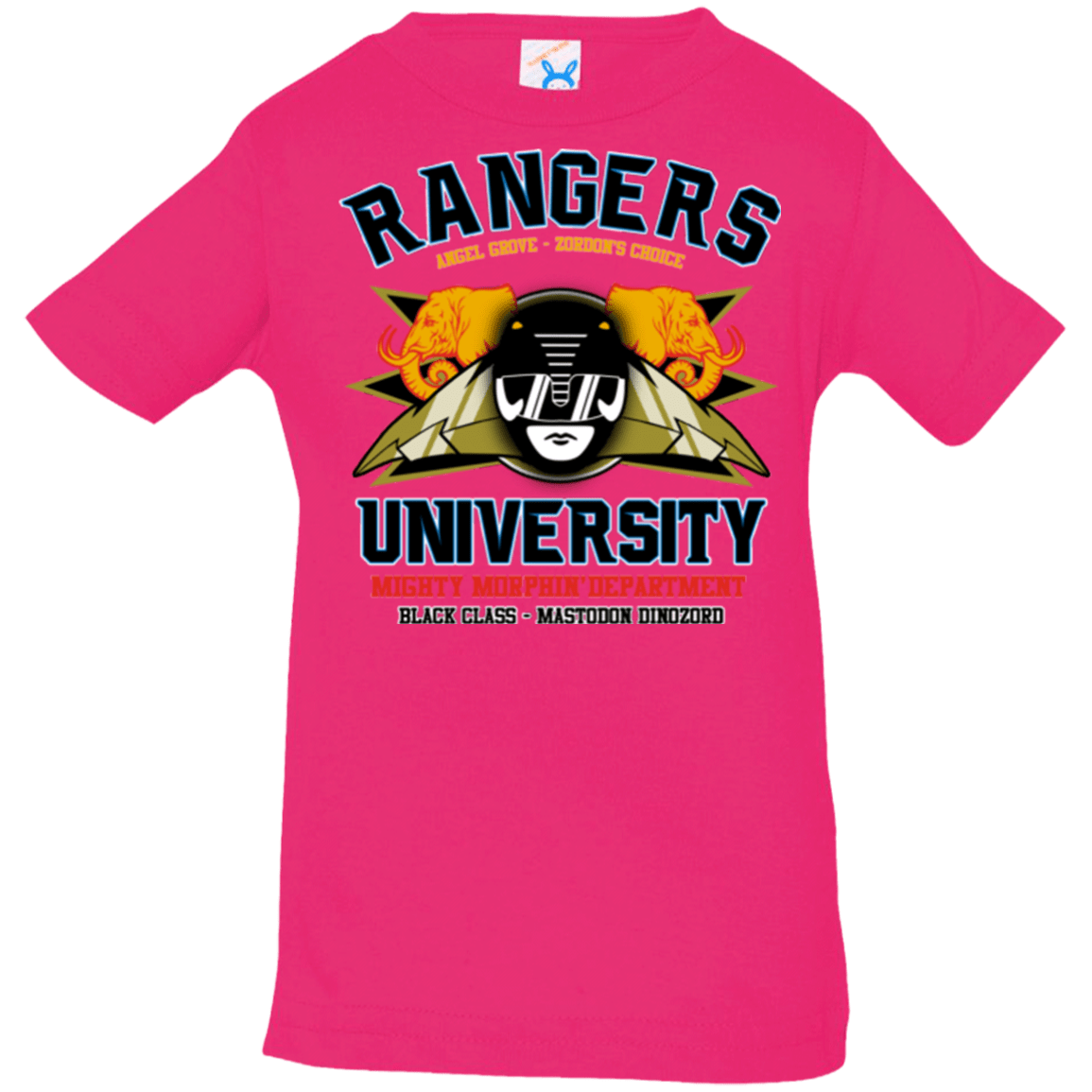 T-Shirts Hot Pink / 6 Months Rangers U Black Ranger Infant Premium T-Shirt