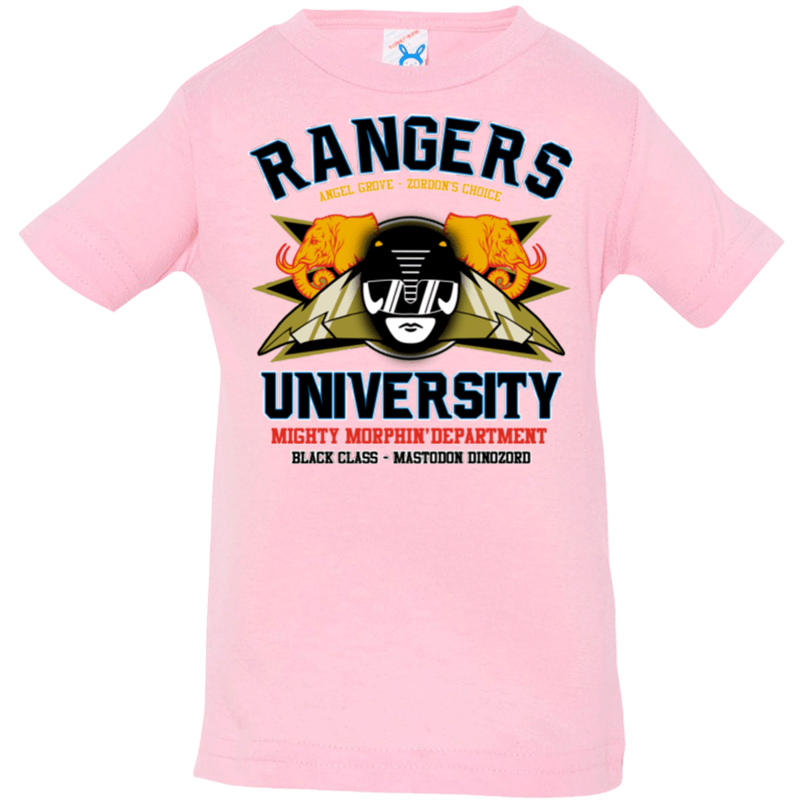 T-Shirts Pink / 6 Months Rangers U Black Ranger Infant Premium T-Shirt