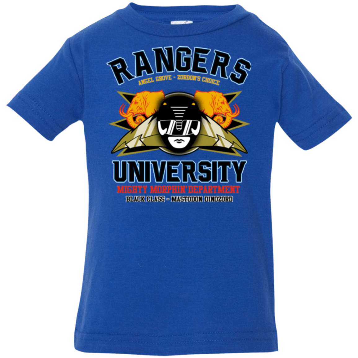 T-Shirts Royal / 6 Months Rangers U Black Ranger Infant Premium T-Shirt