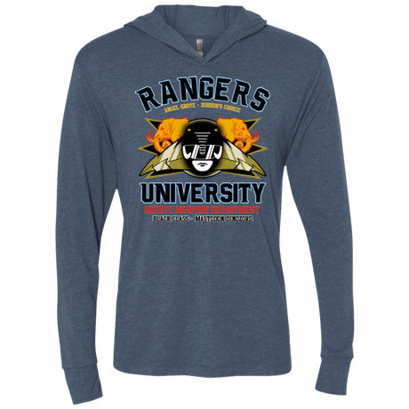 T-Shirts Indigo / X-Small Rangers U Black Ranger Triblend Long Sleeve Hoodie Tee