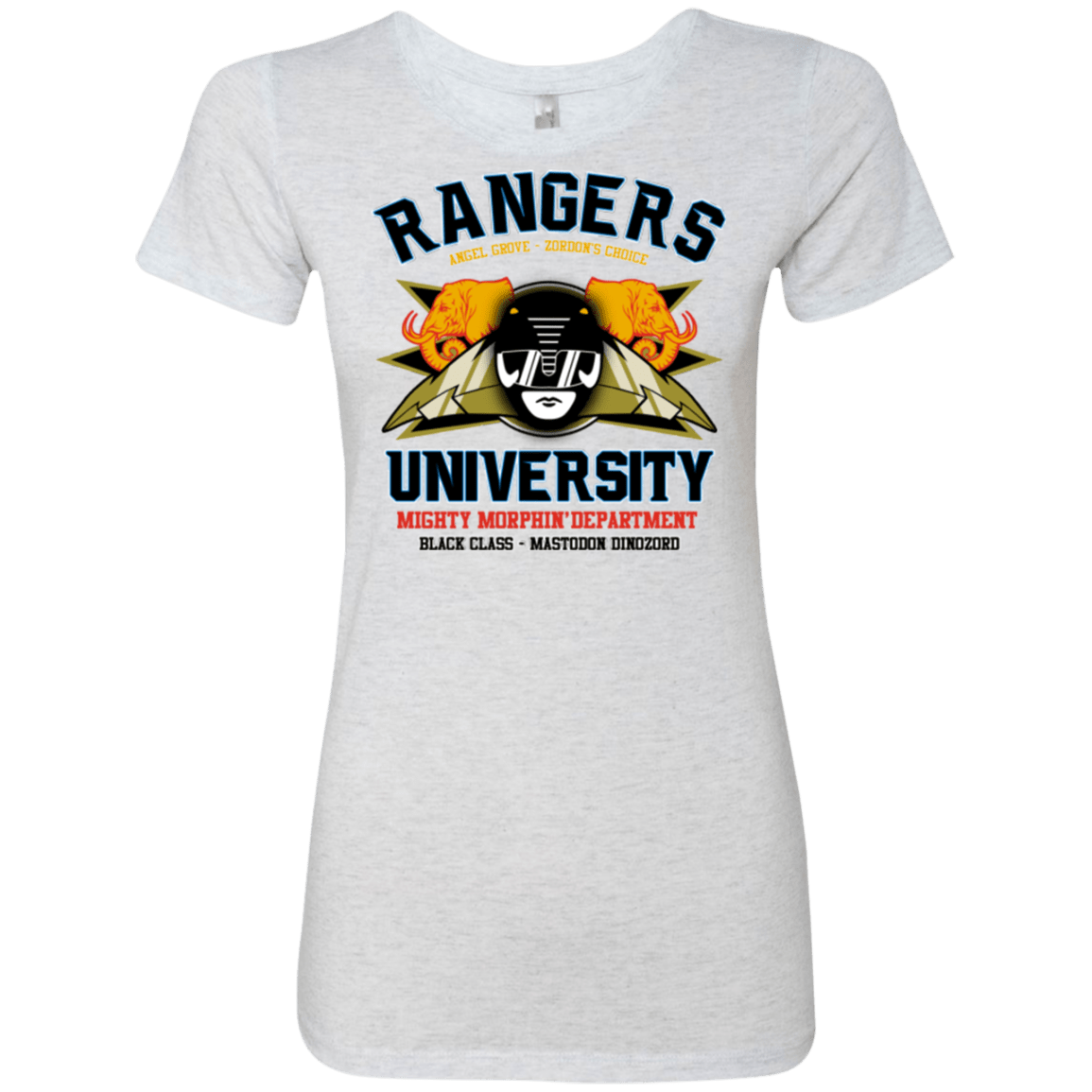 T-Shirts Heather White / Small Rangers U Black Ranger Women's Triblend T-Shirt