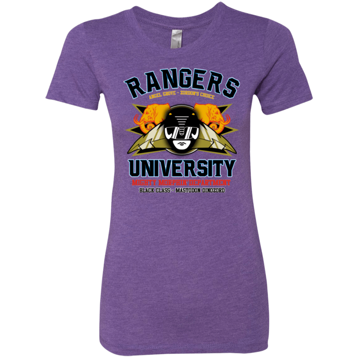 T-Shirts Purple Rush / Small Rangers U Black Ranger Women's Triblend T-Shirt