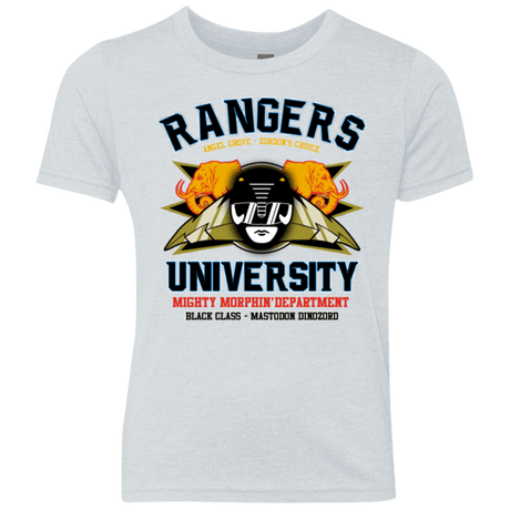 T-Shirts Heather White / YXS Rangers U Black Ranger Youth Triblend T-Shirt