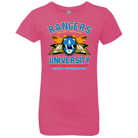 T-Shirts Hot Pink / YXS Rangers U Blue Ranger Girls Premium T-Shirt