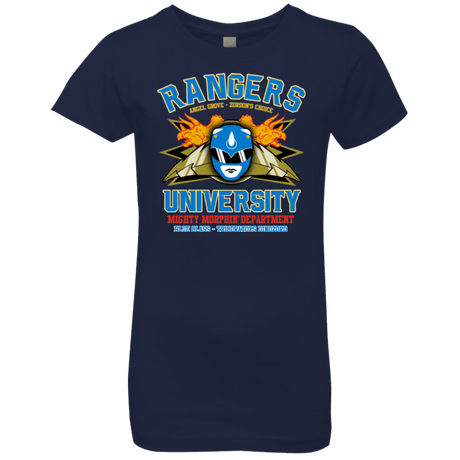 T-Shirts Midnight Navy / YXS Rangers U Blue Ranger Girls Premium T-Shirt