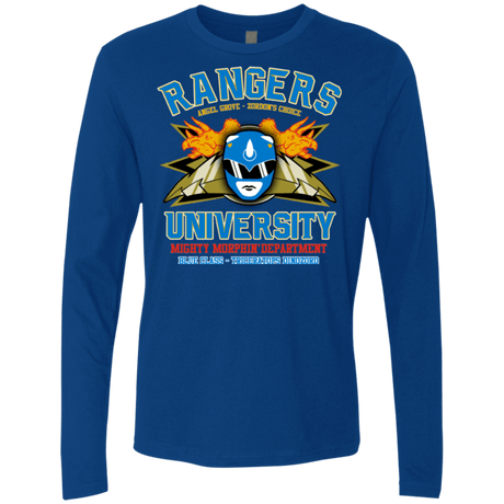 T-Shirts Royal / Small Rangers U Blue Ranger Men's Premium Long Sleeve
