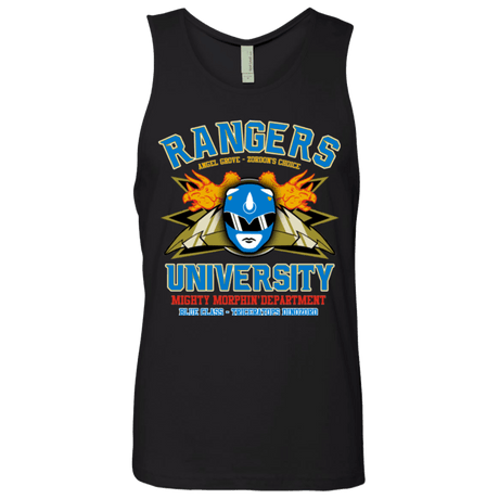 T-Shirts Black / Small Rangers U Blue Ranger Men's Premium Tank Top