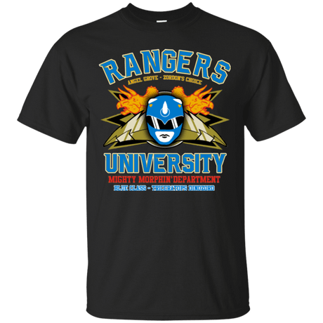 T-Shirts Black / Small Rangers U Blue Ranger T-Shirt