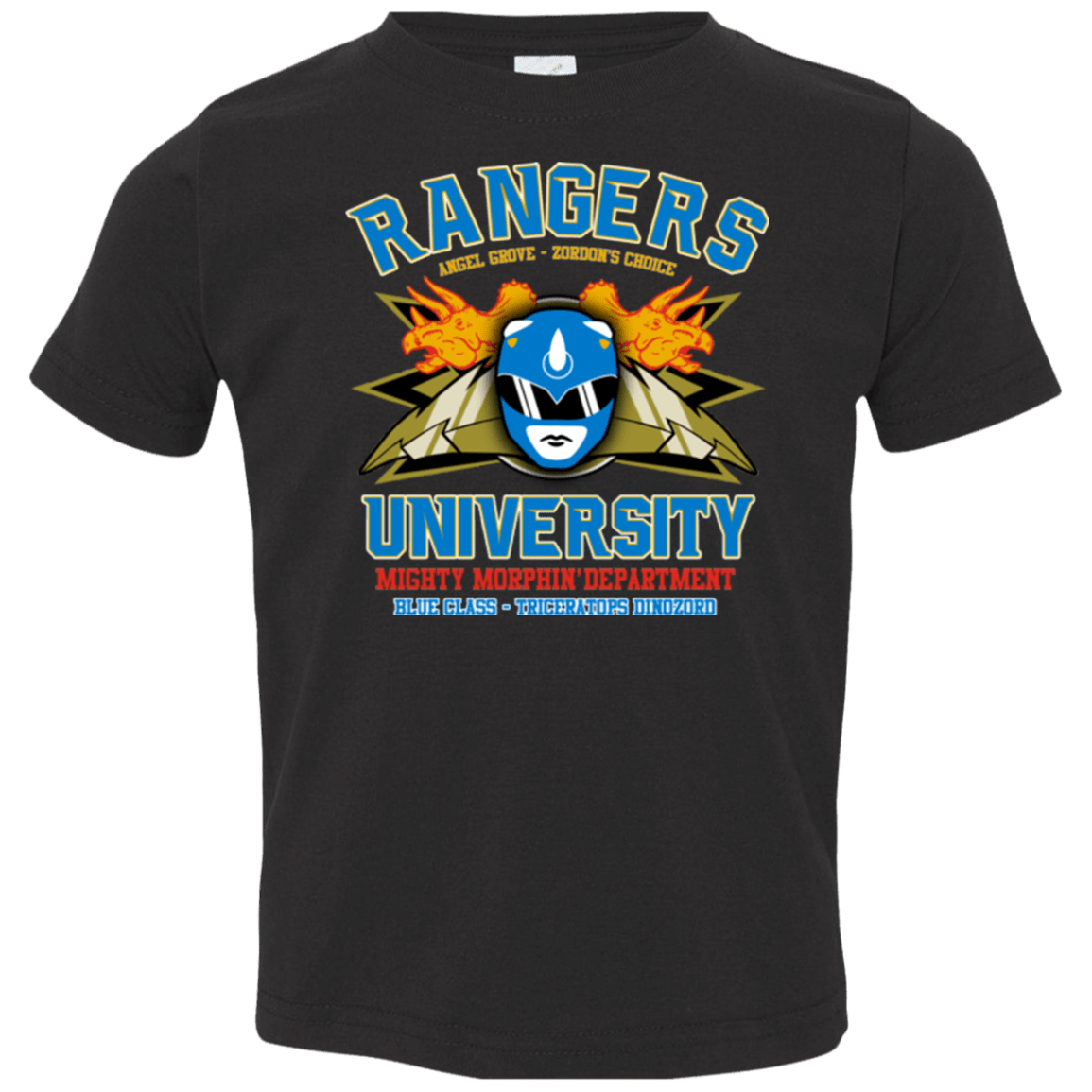 T-Shirts Black / 2T Rangers U Blue Ranger Toddler Premium T-Shirt