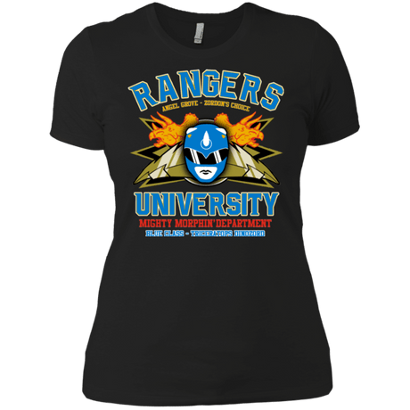 T-Shirts Black / X-Small Rangers U Blue Ranger Women's Premium T-Shirt