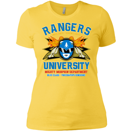 T-Shirts Vibrant Yellow / X-Small Rangers U Blue Ranger Women's Premium T-Shirt