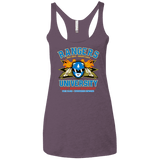 Rangers U Blue Ranger Women's Triblend Racerback Tank