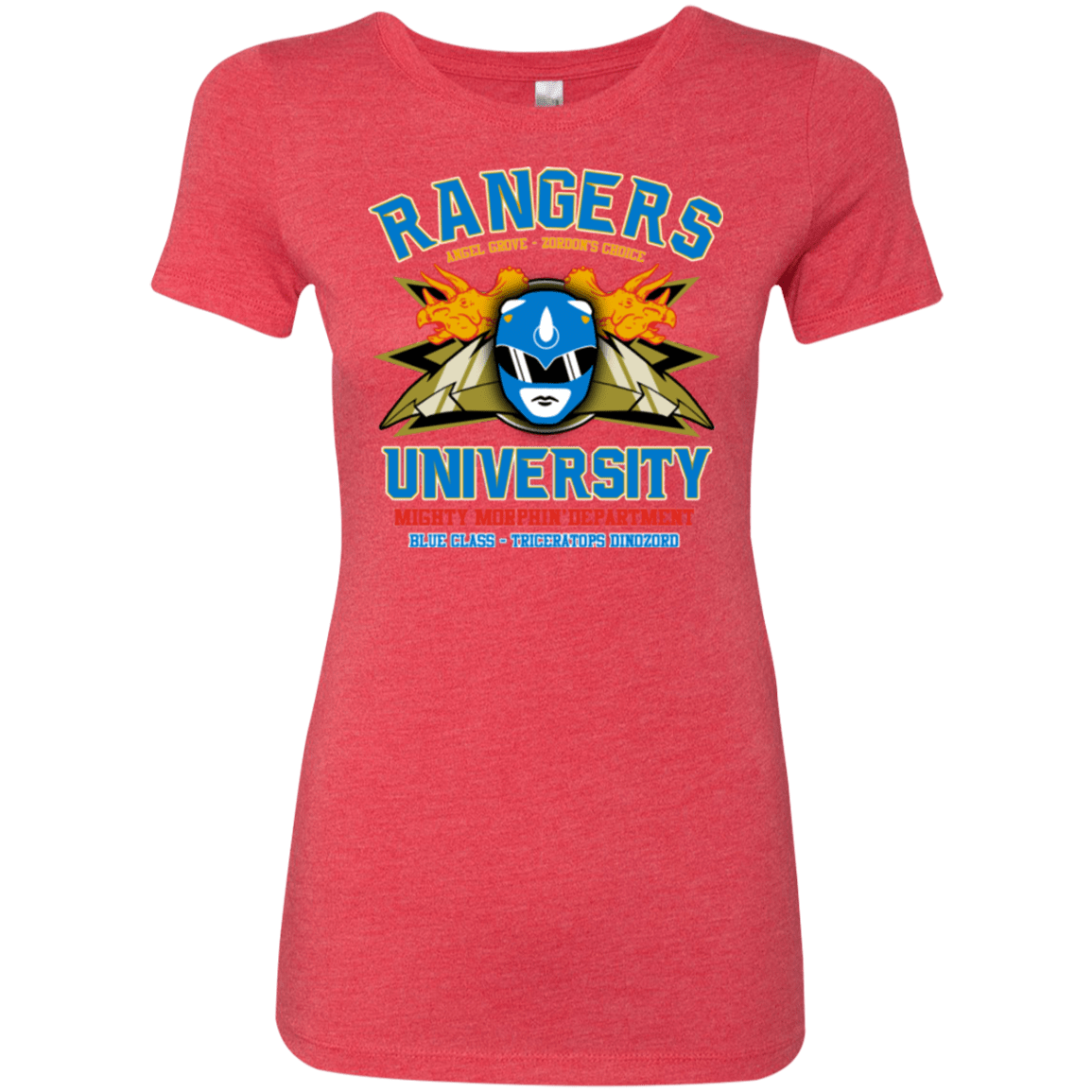 T-Shirts Vintage Red / Small Rangers U Blue Ranger Women's Triblend T-Shirt