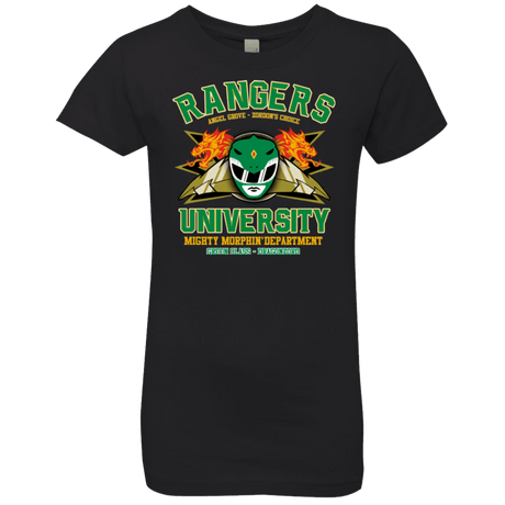 T-Shirts Black / YXS Rangers U Green Ranger Girls Premium T-Shirt