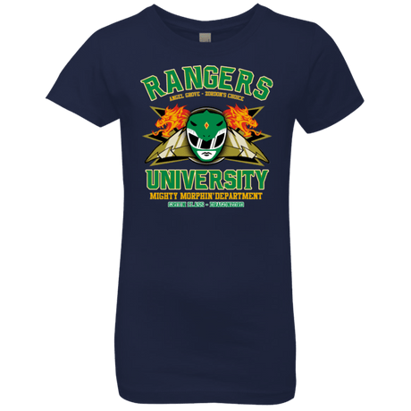 T-Shirts Midnight Navy / YXS Rangers U Green Ranger Girls Premium T-Shirt