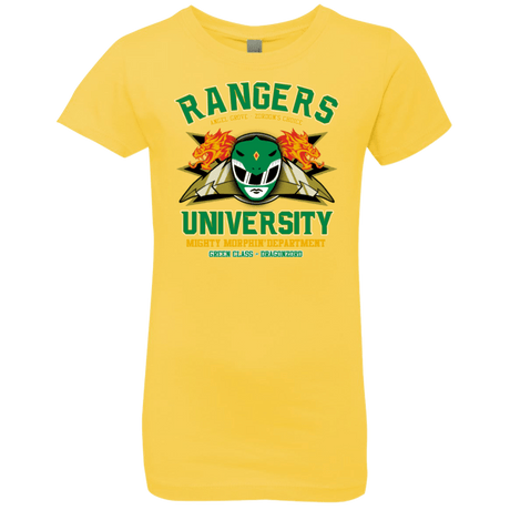 T-Shirts Vibrant Yellow / YXS Rangers U Green Ranger Girls Premium T-Shirt
