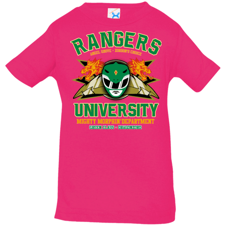 T-Shirts Hot Pink / 6 Months Rangers U Green Ranger Infant PremiumT-Shirt