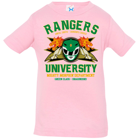 T-Shirts Pink / 6 Months Rangers U Green Ranger Infant PremiumT-Shirt