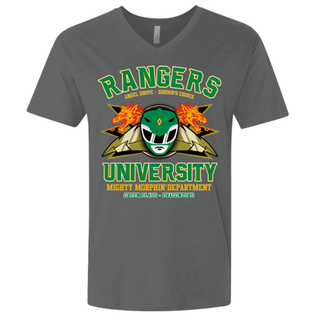 T-Shirts Heavy Metal / X-Small Rangers U Green Ranger Men's Premium V-Neck