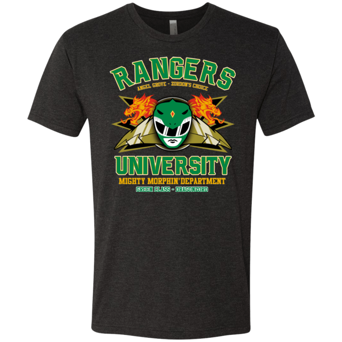 T-Shirts Vintage Black / Small Rangers U Green Ranger Men's Triblend T-Shirt