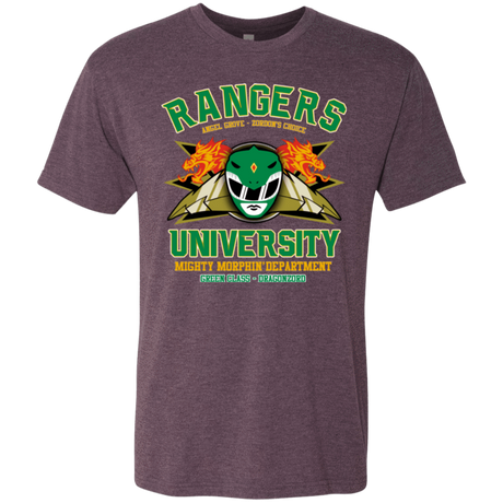 T-Shirts Vintage Purple / Small Rangers U Green Ranger Men's Triblend T-Shirt