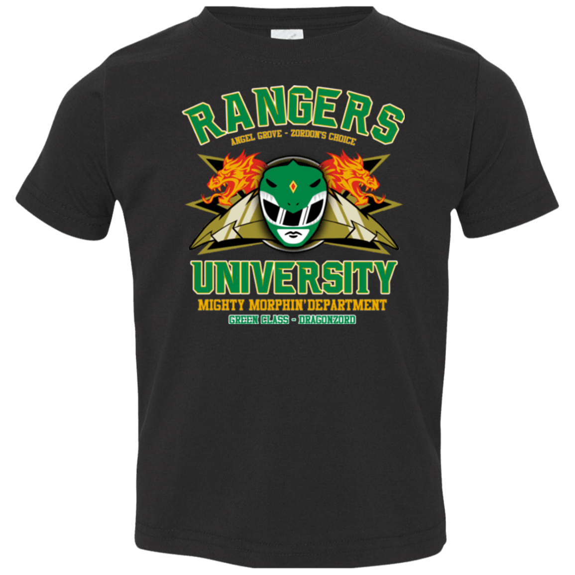 T-Shirts Black / 2T Rangers U Green Ranger Toddler Premium T-Shirt