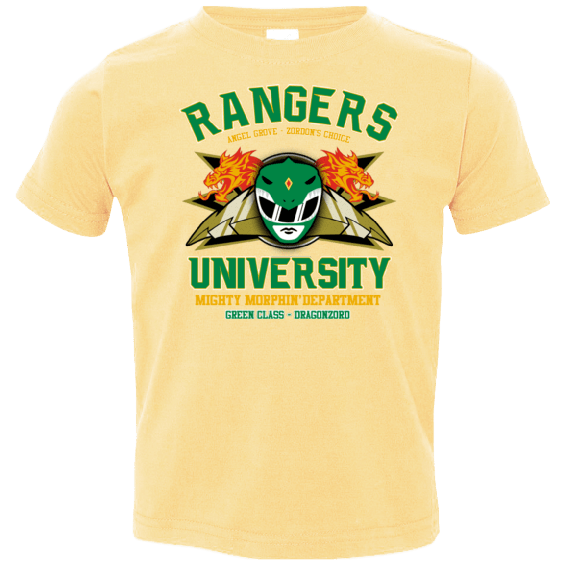 T-Shirts Butter / 2T Rangers U Green Ranger Toddler Premium T-Shirt