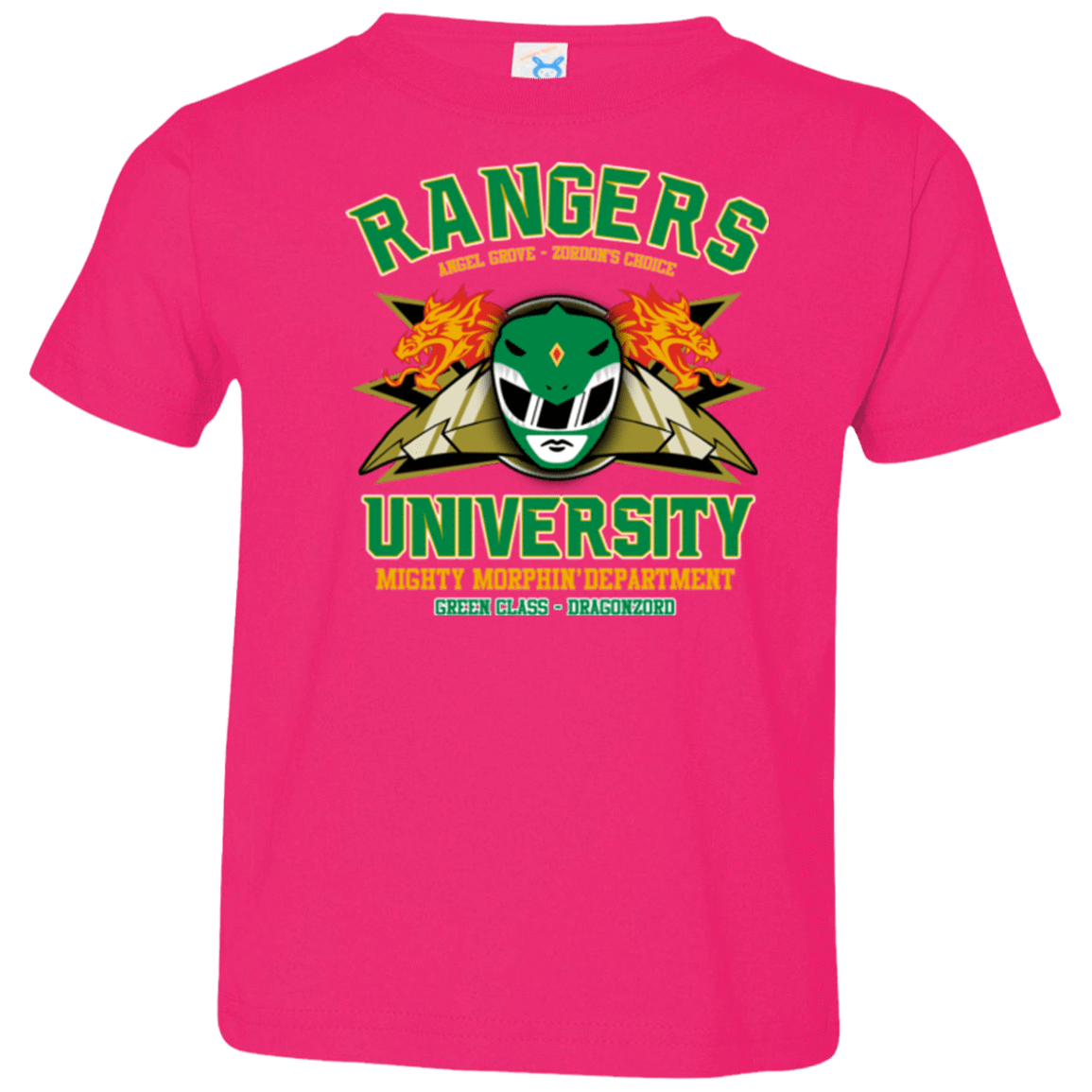 T-Shirts Hot Pink / 2T Rangers U Green Ranger Toddler Premium T-Shirt