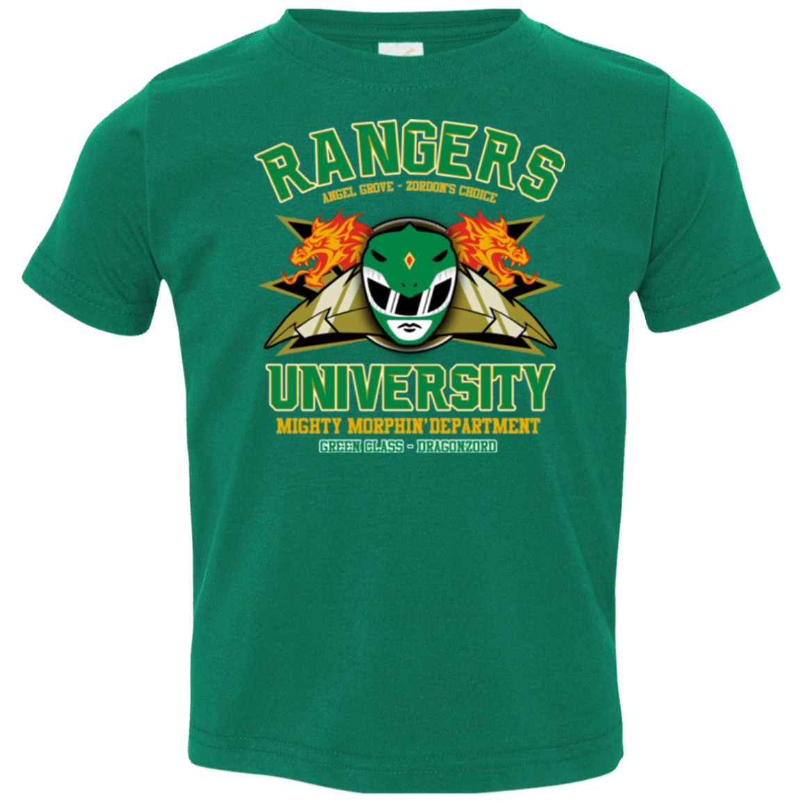 T-Shirts Kelly / 2T Rangers U Green Ranger Toddler Premium T-Shirt