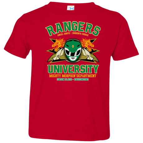 T-Shirts Red / 2T Rangers U Green Ranger Toddler Premium T-Shirt