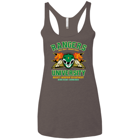 T-Shirts Macchiato / X-Small Rangers U Green Ranger Women's Triblend Racerback Tank