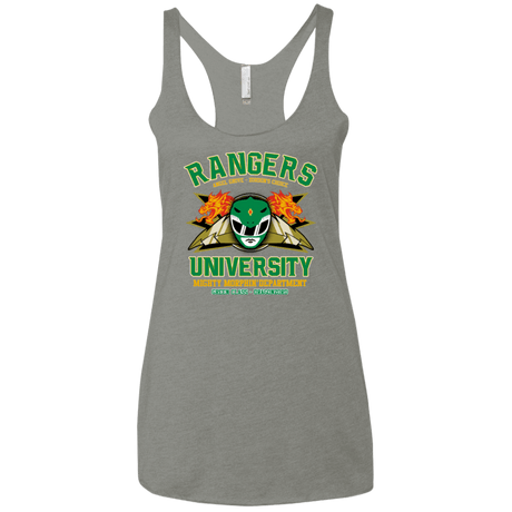T-Shirts Venetian Grey / X-Small Rangers U Green Ranger Women's Triblend Racerback Tank